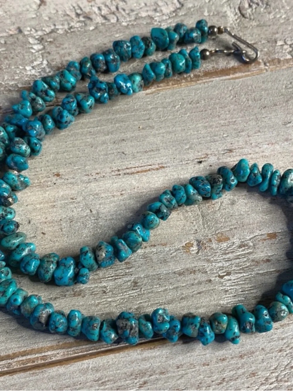 Turquoise Blue & Green Aventurine Beaded Necklaces - BOTH NECKLACES $10 - Picture 2 of 3